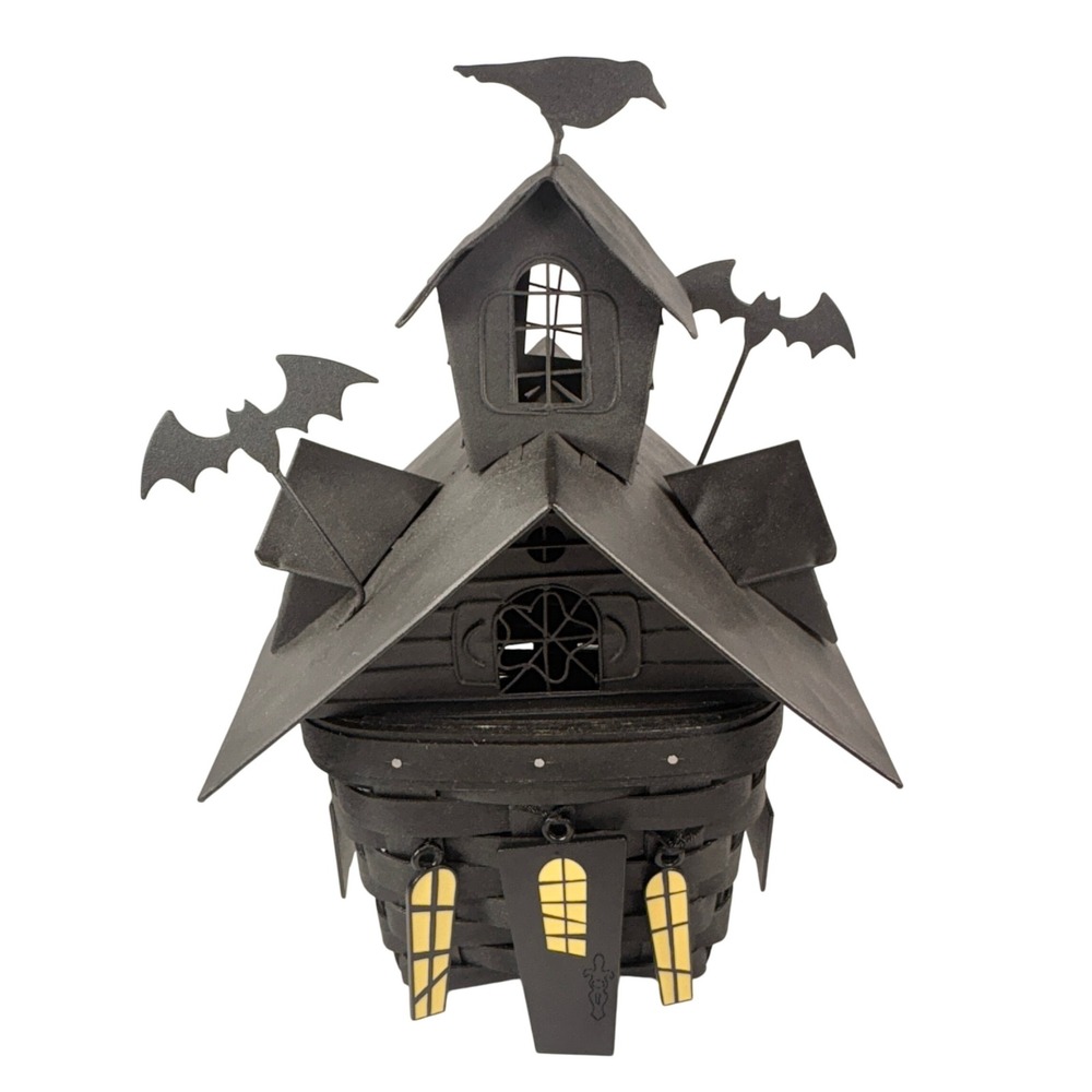 Longaberber 2012 Haunted House Basket Metal Roof‎ 5 Tie-Ons Protector Halloween